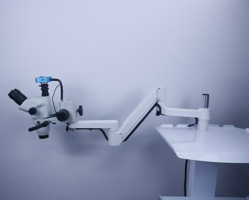 Dentalmikroskope für zahnärztliche Wurzelkanaltherapie mit Kamera + Zahnarzt Trolley