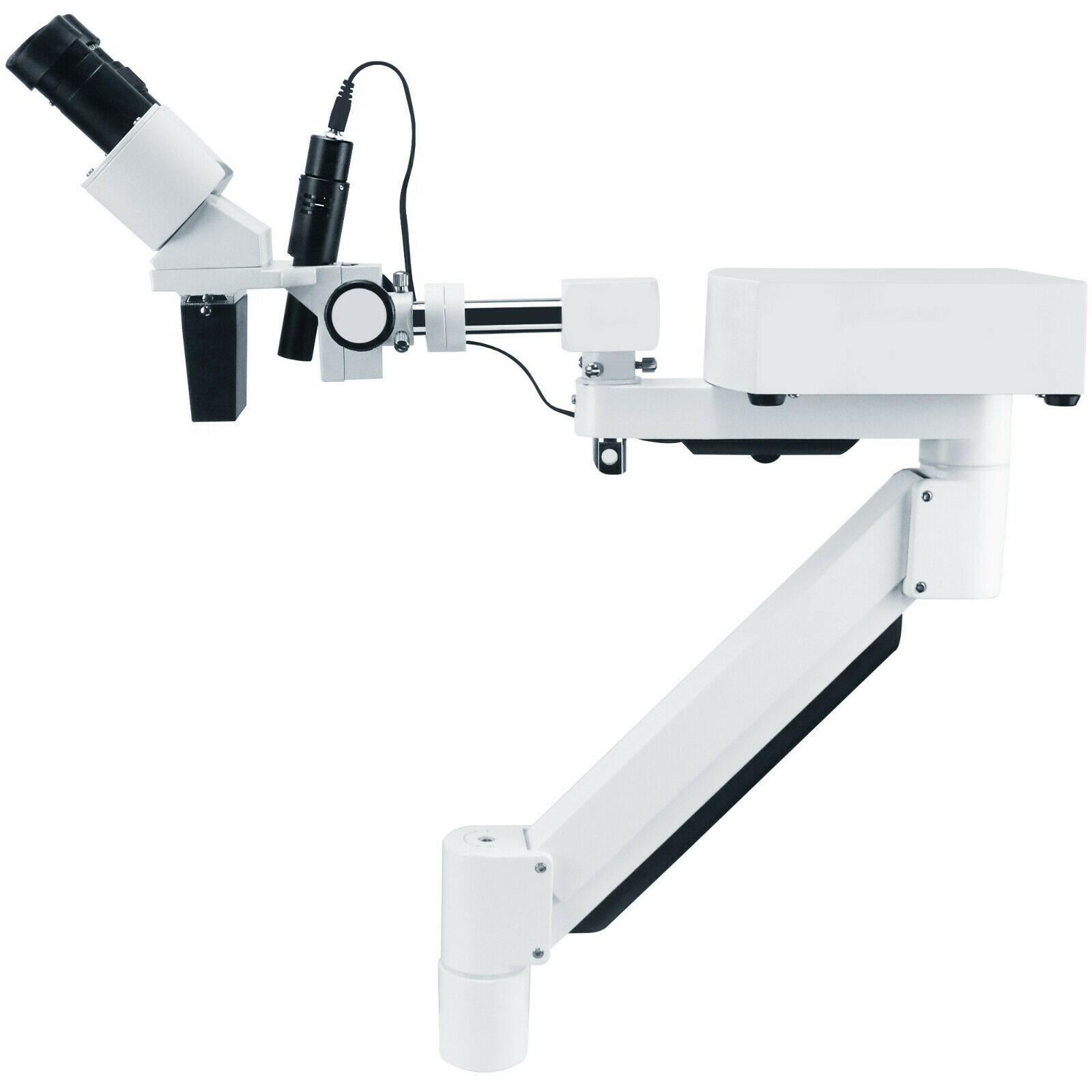 Dental Chirurgisches Operationsmikroskop mit 5W LED-Licht & Zahnarzt Trolley für HNO，Zahnärztlich