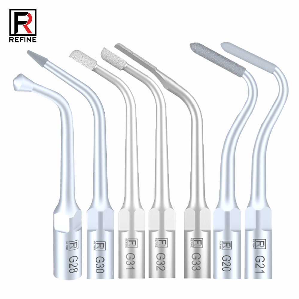 5 Stücke Refine® Ultraschall Scaler Spitzen für Restauration G20 G21 G30 G31 G32 G33 G35 Kompatibel Mit Woodpecker EMS