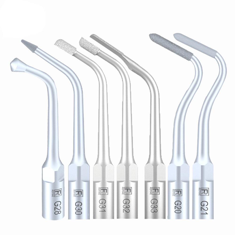 5 Stücke Refine® Ultraschall Scaler Spitzen für Restauration G20 G21 G30 G31 G32 G33 G35 Kompatibel Mit Woodpecker EMS