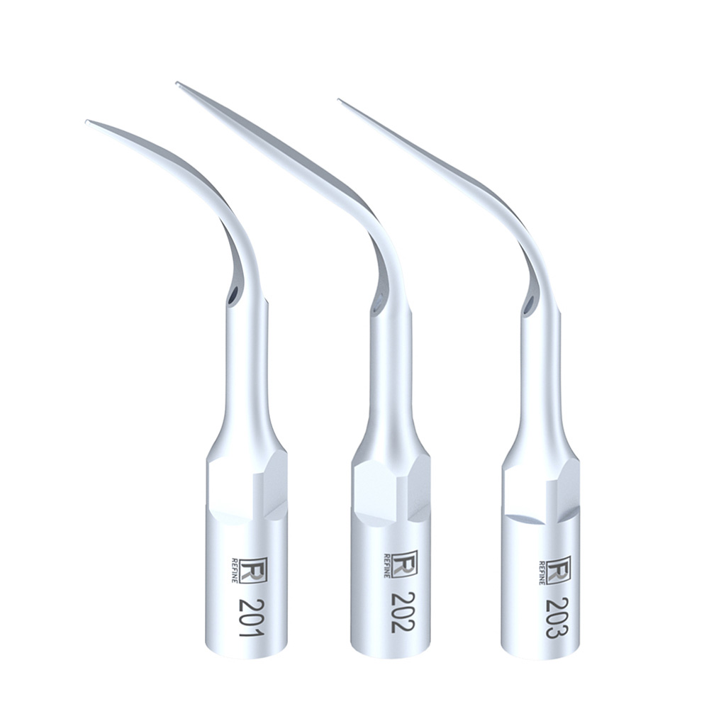 5 Stück Refine® Piezo Spitzen für Prophylaxe 201 202 203 Kompatibel mit KAVO PiezoLed Ultraschall Scaler Handstück