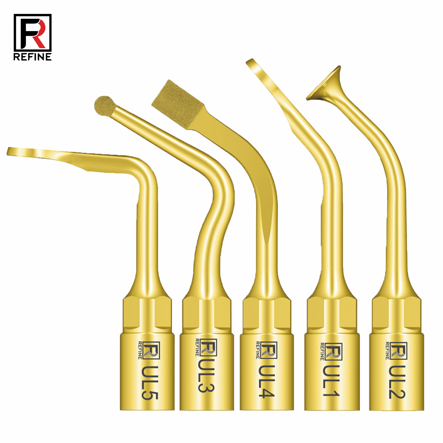 1 Stück Piezochirurgie Spitzen für Sinuslifting UL1 UL2 UL3 UL4 UL5 (Kompatibel Mit Mectron Woodpecker)