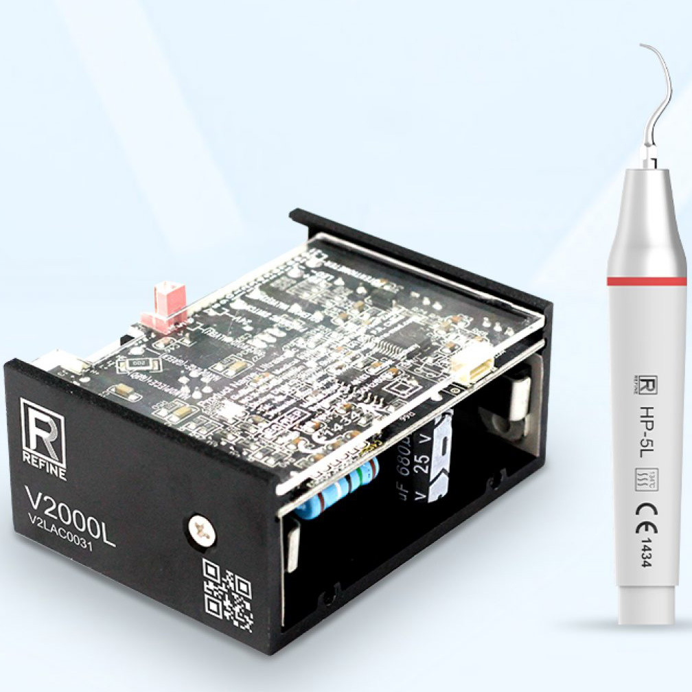 Refine® V3000L Ultraschallscaler für Zahnarztstühle (Mit endodontischer Funktion & LED, Kompatibler SATELEC/DTE/NSK)
