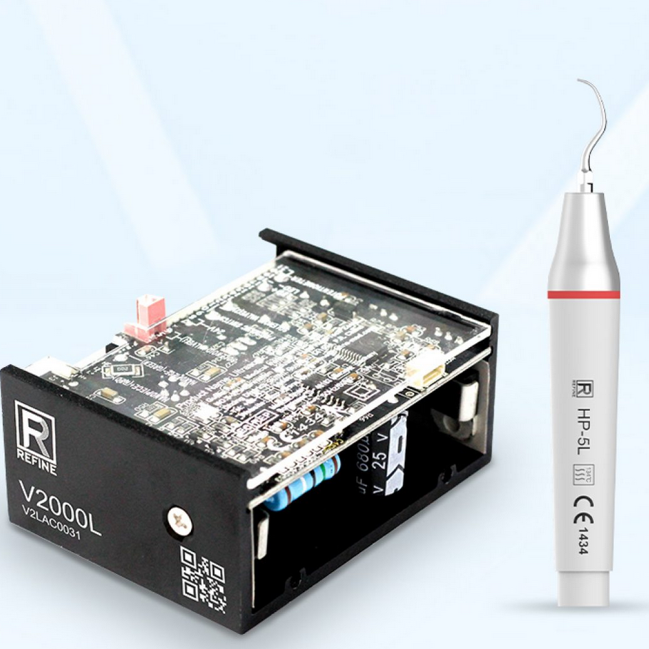 Refine® V3000L Ultraschallscaler für Zahnarztstühle (Mit endodontischer Funktion & LED, Kompatibler SATELEC/DTE/NSK)
