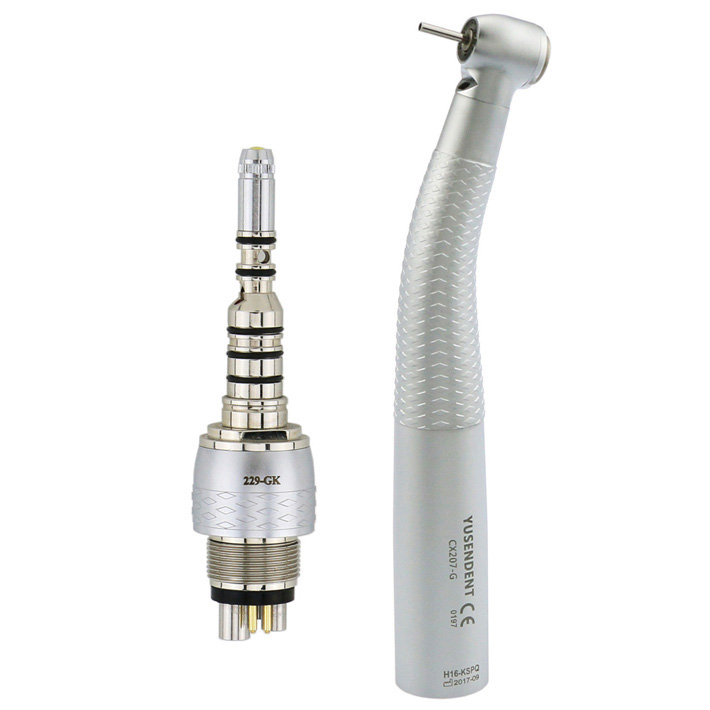 YUSENDENT® COXO CX207-GK-PQ Zahnarzt LED Glasfaser Turbine handstück mit KAVO Schnellkupplung