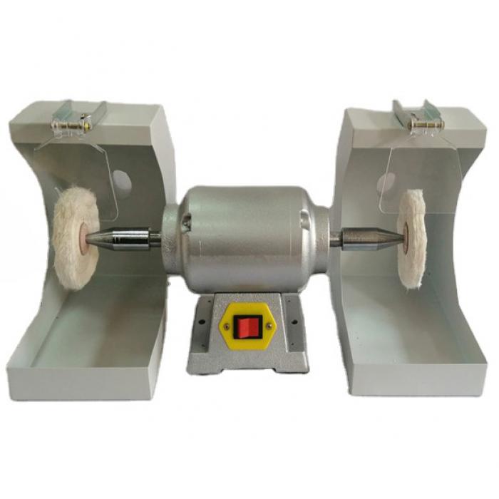LiZong 550W Dentallabor Poliereinheiten Poliermotor mit Poliertrog