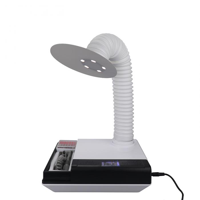 Dentallabor Tragbare Absauganlage Absaugbox Absauggerät mit 3 LED-Leuchten