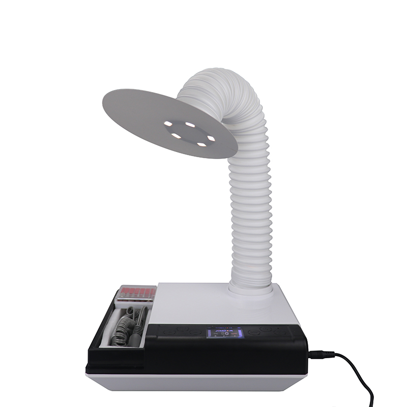 Dentallabor Tragbare Absauganlage Absaugbox Absauggerät mit 3 LED-Leuchten
