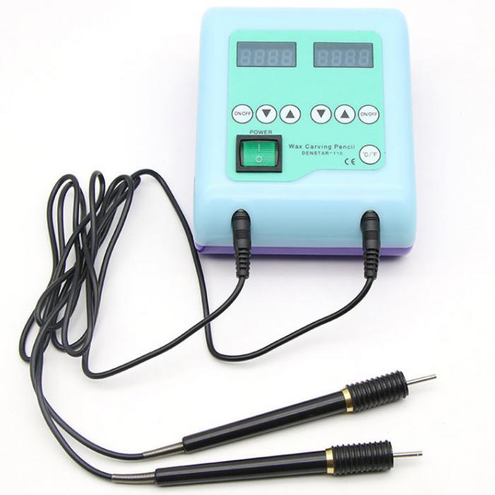 Denstar Denstar-100 Dental Elektrisches Wachsmesser Doppelstift mit 5St Modellierspitzen