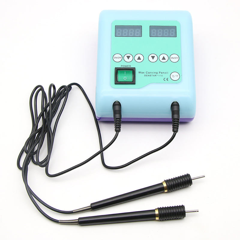 Denstar Denstar-100 Dental Elektrisches Wachsmesser Doppelstift mit 5St Modellierspitzen