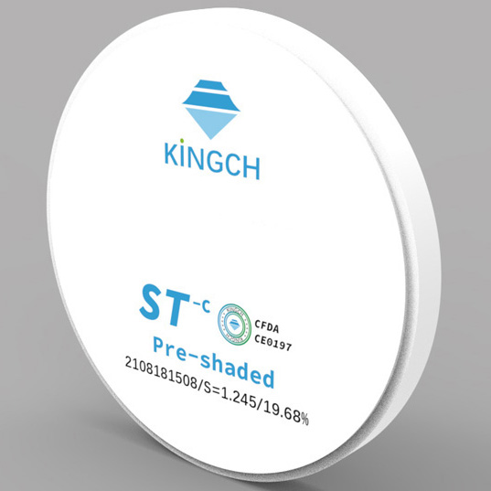 Kingch® ST-C 98/95/89mm Dentallabor Vorschattiert Zirkon Ronden Zirkonoxid Blöcke