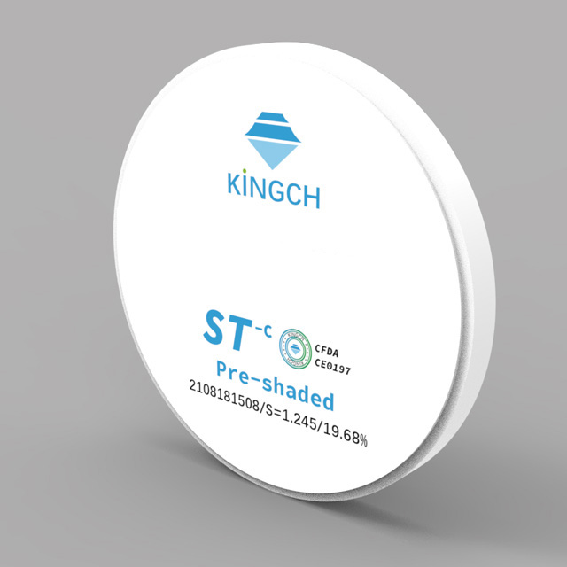 Kingch® ST-C 98/95/89mm Dentallabor Vorschattiert Zirkon Ronden Zirkonoxid Blöcke