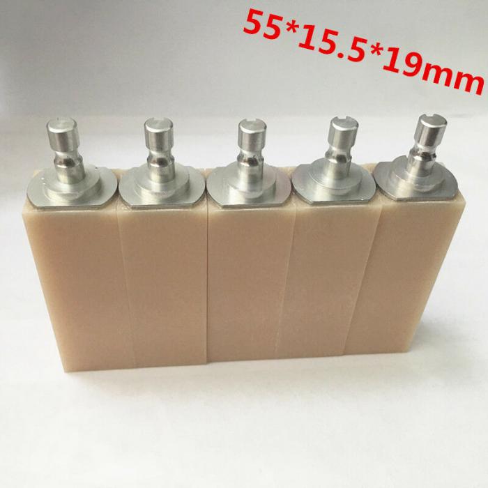 5 Stück 55*15,5*19mm Dentallabor PMMA Ronden Dental PMMA Blöcke (für Cerec Sirona CAD/CAM Fräsmaschine)