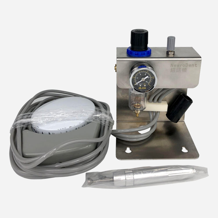 NewroDent® S-108 Dental Laborturbine Labor Turbine Handstück mit Wasserkühlsystem und Fußsteuerung