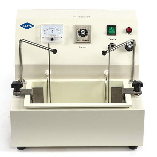 Srefo® R-1202 Dentallabor Elektrolytisches Kleinglänzgerät mit zwei Wasserbädern