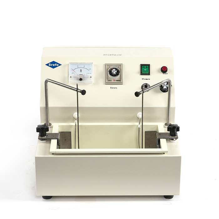 Srefo® R-1202 Dentallabor Elektrolytisches Kleinglänzgerät mit zwei Wasserbädern