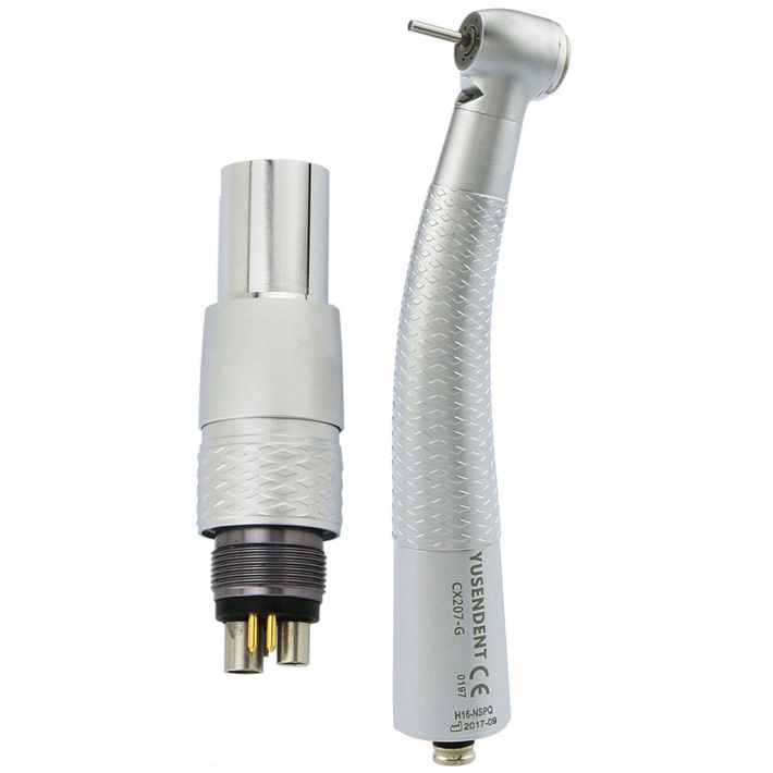 YUSENDENT CX207-GN-PQ LED Glasfaser Handstück + NSK Machlite/Phatelus Schnellkupplung