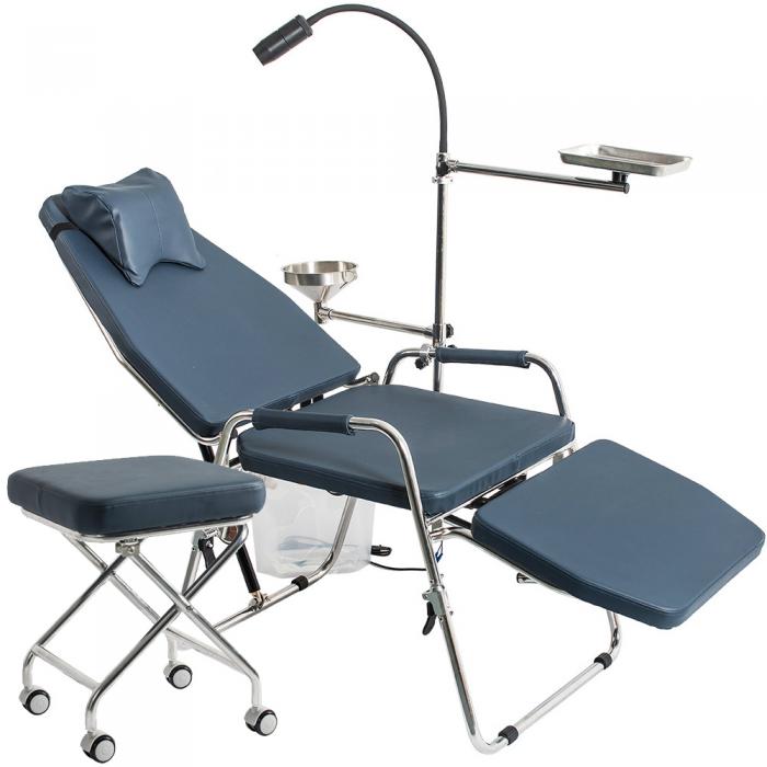 Greeloy GU-P101 Foldable Dental Chair + Greeloy GU-P102 Dental Folding Operating Light + Greeloy GU-P103 Portable Foldin