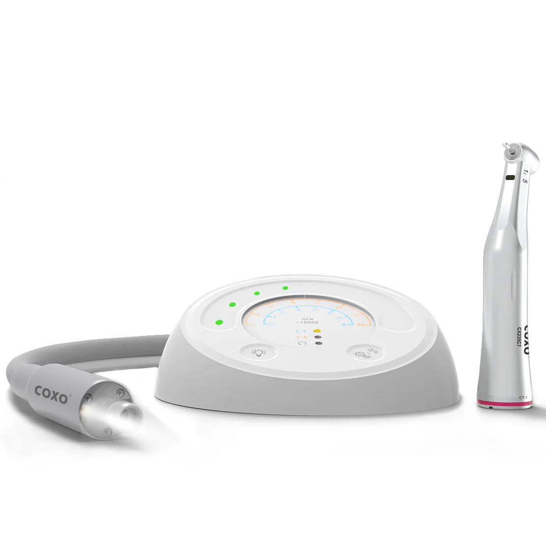 COXO C-PUMA Mini Endodontischer Mikromotor mit 1:5 Rot Winkelstück