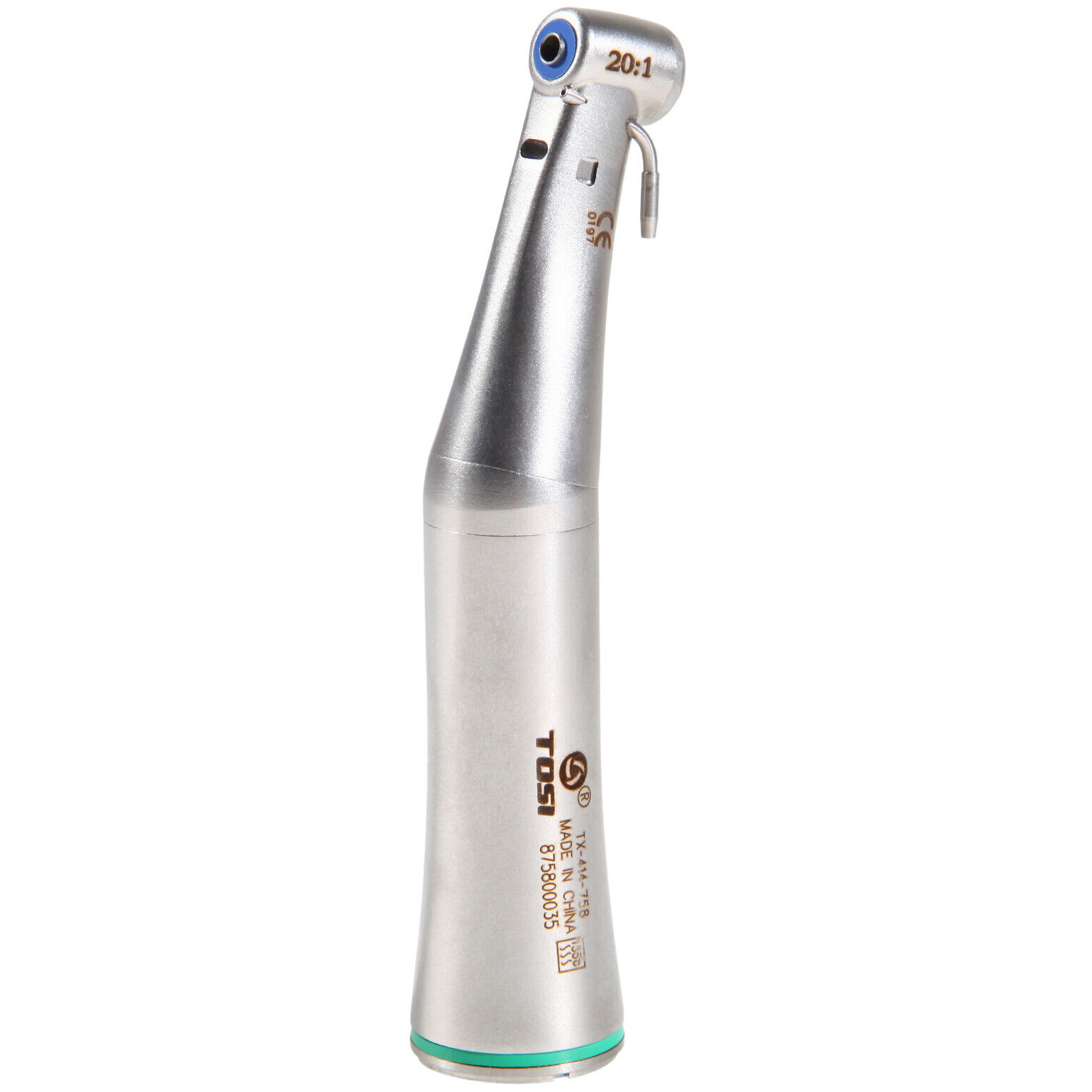TOSI TX-414-758 20:1 Grün Winkelstück (Doppelte Wassereinspritzung, Faseroptik, E-Typ)