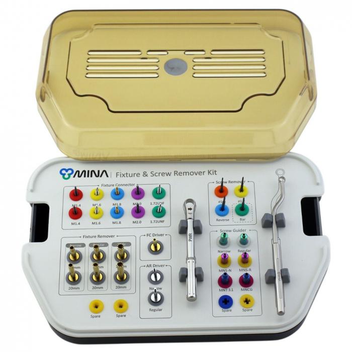 MINA Kit zum Entfernen Implantat-Abutment & Gebrochene Schraube