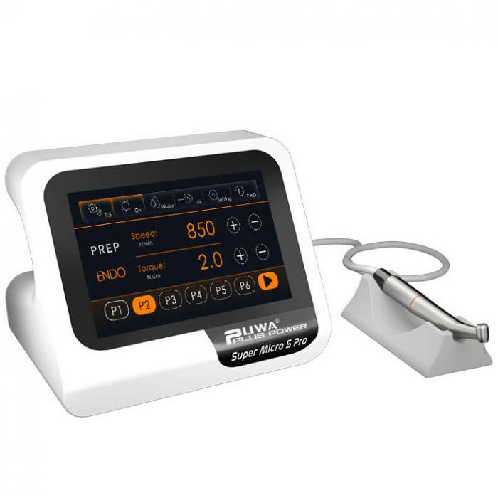 Pluspower® Super Micro S Pro bürstenloser mikromotor zahnmedizin (PREP/ENDO Modus 2in1)