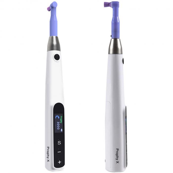 Dentales Elektrisches Prophylaxe Handstück / Prophylaxe Winkelstücke mit 2 Polierkelchen