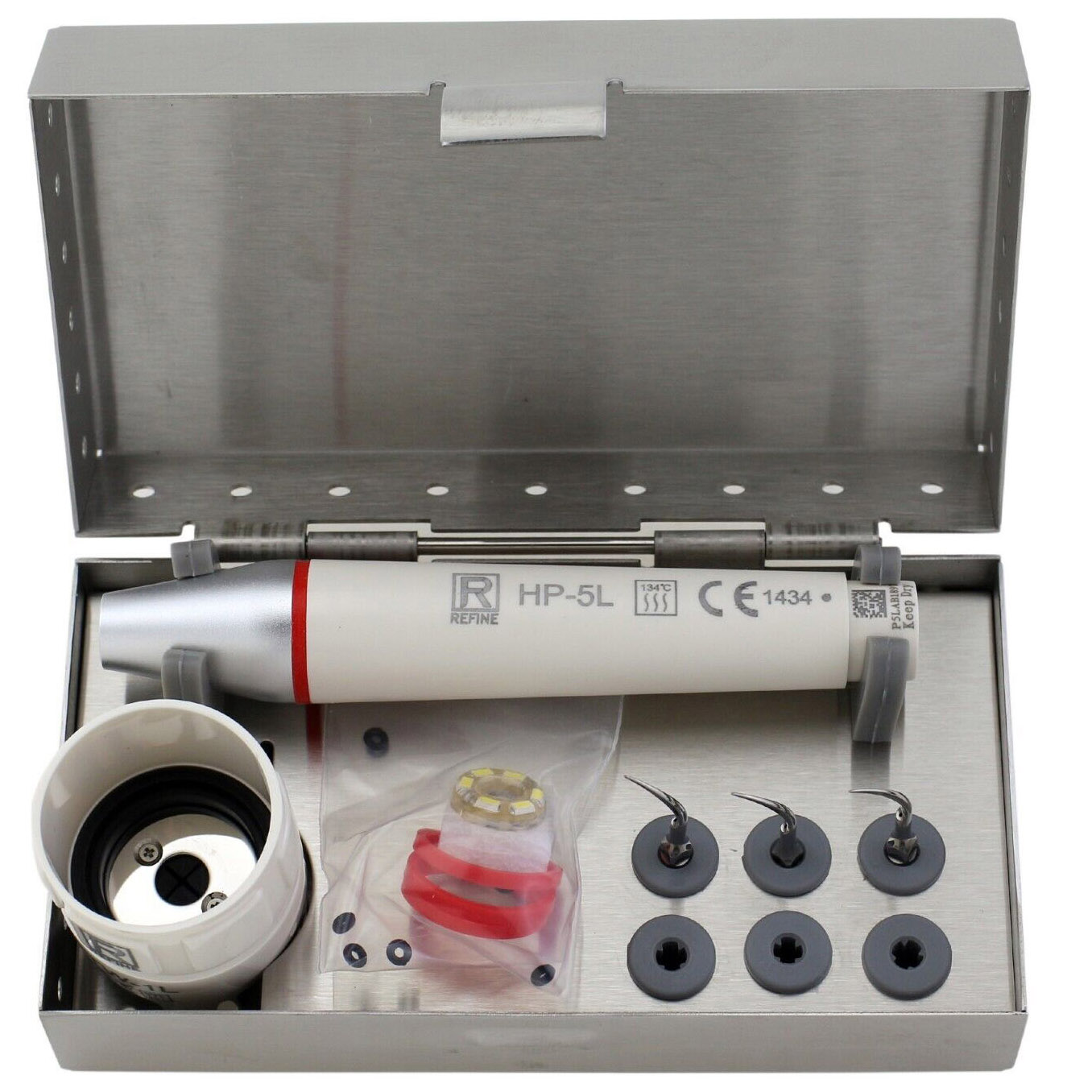 Refine HP-5L LED UltraschallScaler Handstück Autoklaven Kit für EMS PIEZON LED MAXPIEZO