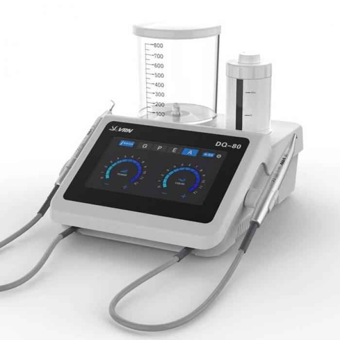 VRN® DQ-80 airflow pulverstrahlgerät zahnarzt mit UltraschallScaler (Supragingivales + subgingivales Handstück)