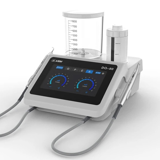 VRN® DQ-80 airflow pulverstrahlgerät zahnarzt mit UltraschallScaler (Supragingivales + subgingivales Handstück)