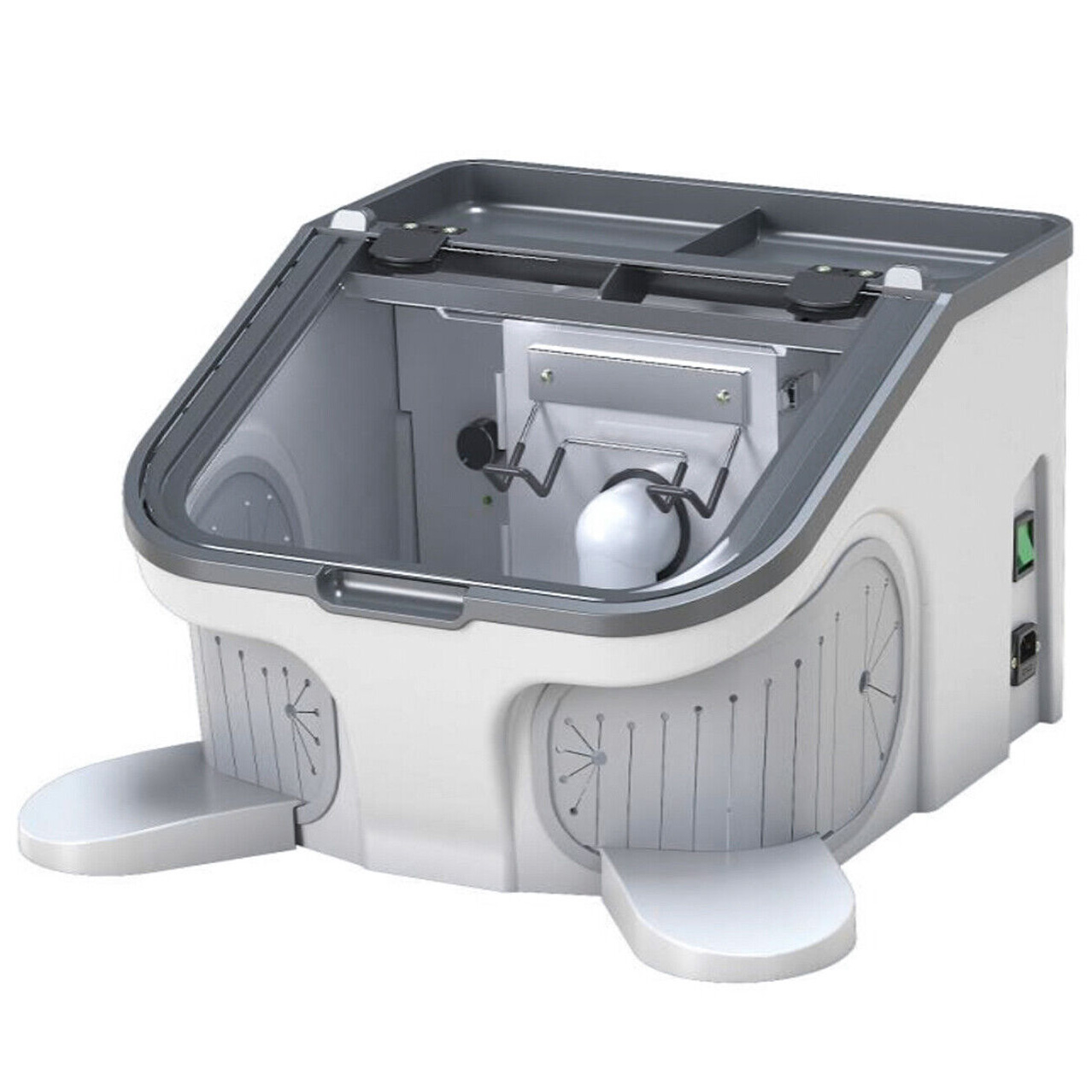 JG JT-69 Dentaler Sandstrahlgeräte Staubdichte Sandstrahlbox mit LED-Licht