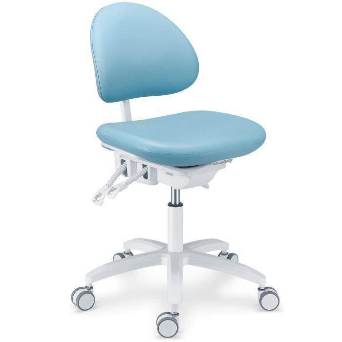 TYTC PLST-064-067 Zahnärztliche Assistenzstühle Ergonomischer Zahnarzt Hocker (Verstellbare Sitz- und Rückenlehnenwinkel)
