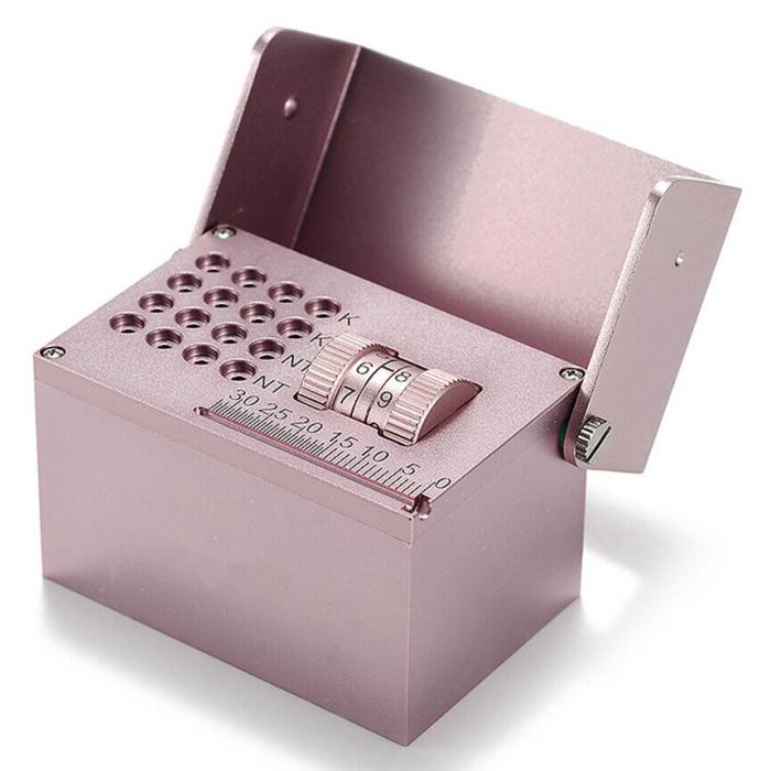 Endobox Sterilisieren Zahnarzt Endo Messlehre Endo Block mit Zähler