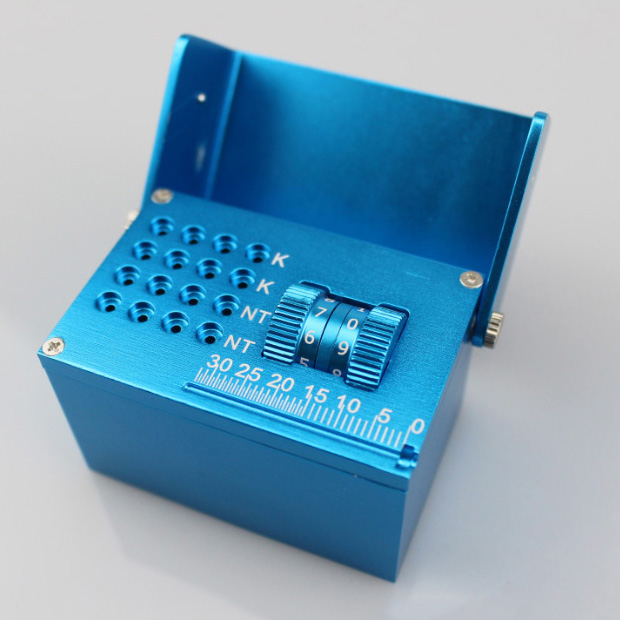 Endobox Sterilisieren Zahnarzt Endo Messlehre Endo Block mit Zähler