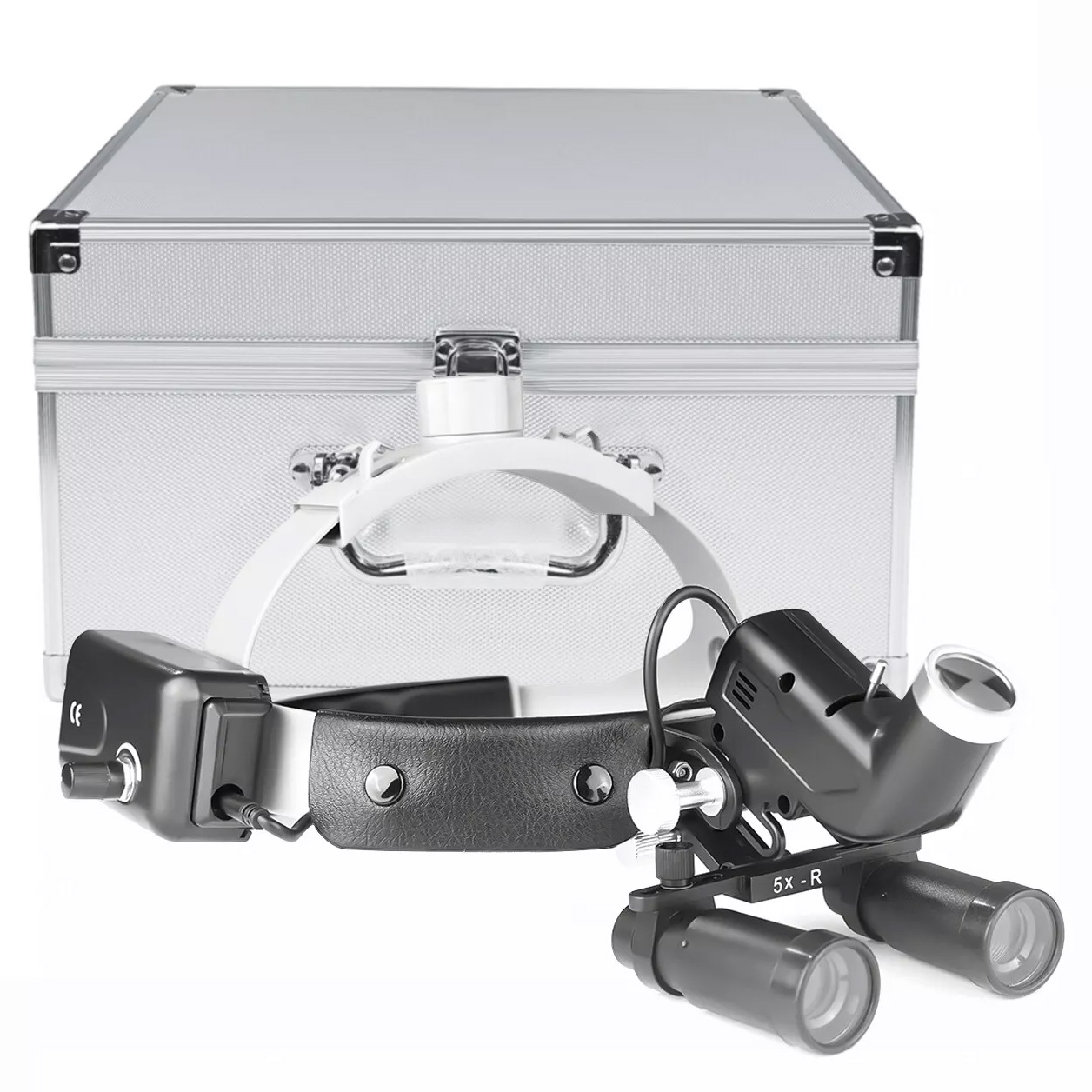 YUYO DY-Kit 4.0X/5.0X/6.0X/8.0X-R lupenbrille zahnarzt + 5W LED licht für lupenbrille