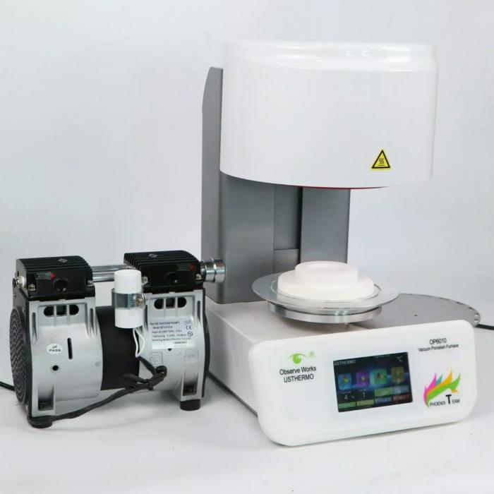Phoenix 6010 Dentaler Automatischer Programmierbarer Vakuum Porzellanofen mit Vakuumpumpe