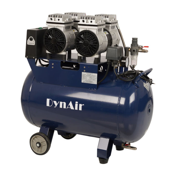 Dynamic DA7002 dental leiselauf ölfreien kompressor, 50 L luftbehälter 1,5 kW/2 PS