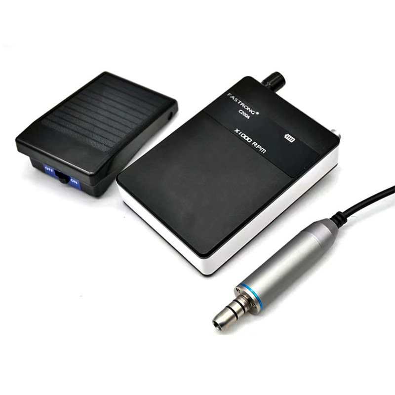FASTRONG C200A Tragbarer zahnärztlicher bürstenloser Mikromotor, Elektrisches Polieren mit Batterie