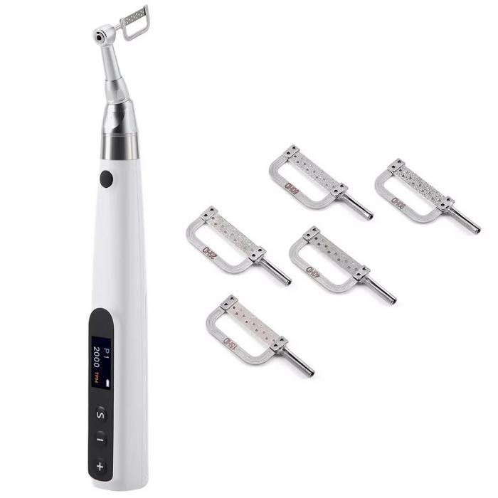 Betterway IPR 2000 Dental Elektro Kieferorthopädie Handstück, Interproximales IPR Kit mit 5 Streifen