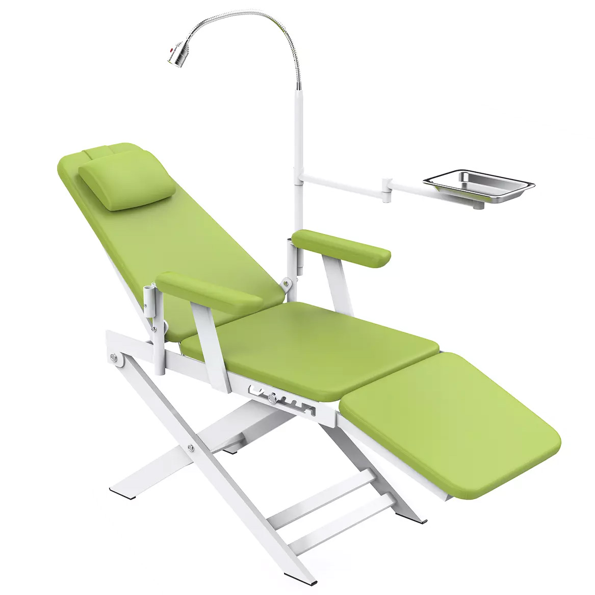 Tragbare Zahnarztstühle / Mobile Zahnarztstühle mit LED-Lampe und Zahntablett