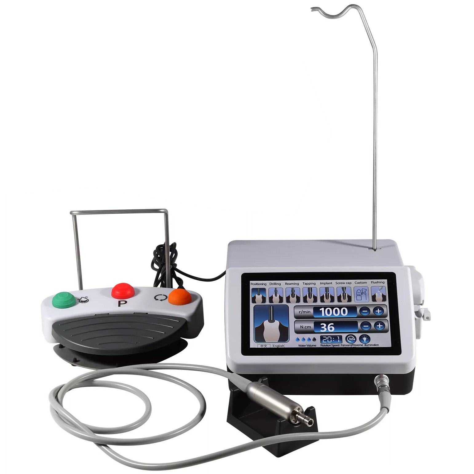 WJ YWJ-DP180 Dental Implant Motor, Implantologiemotor mit 20:1 Chirurgische Handstück