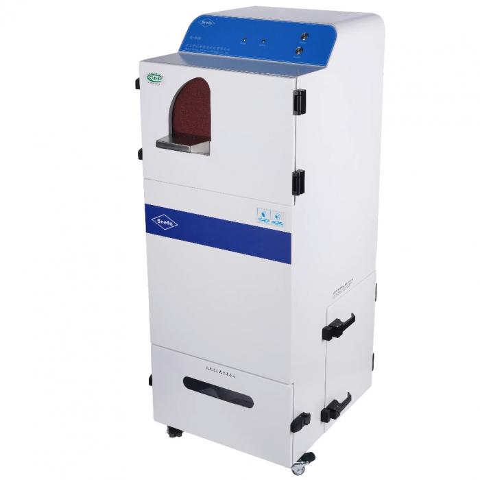 Srefo R-809 Dentallabor Trocken Gipsmodelltrimmer eingebautes Staubabsaugsystem mit hohem Unterdruck