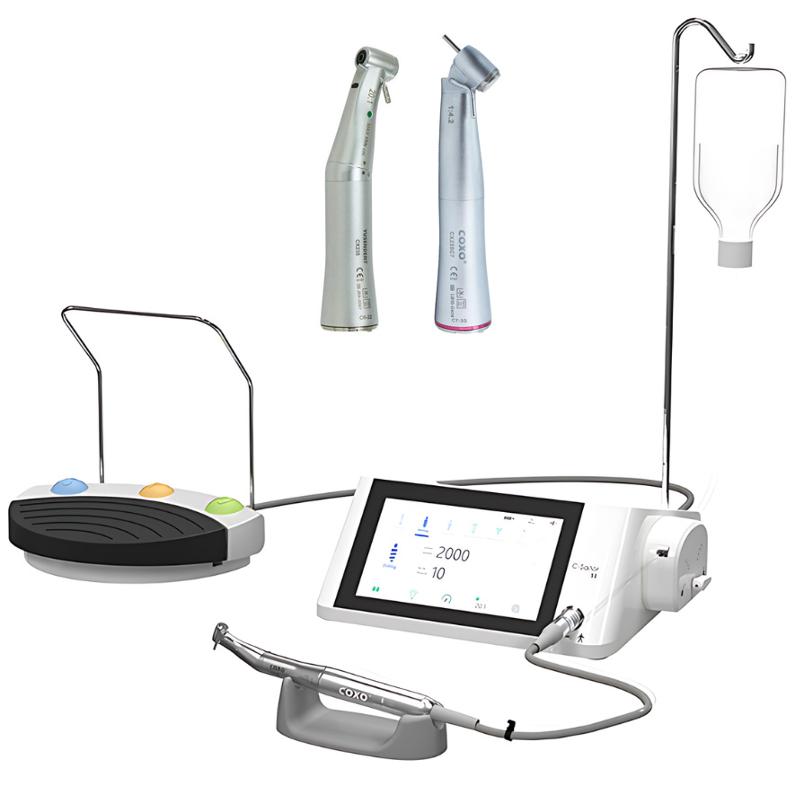 Coxo C-Sailor S1 Dental Implantatmotor,Physiodispenser mit CX235C7-3S + CX235C6-22 Winkelstück