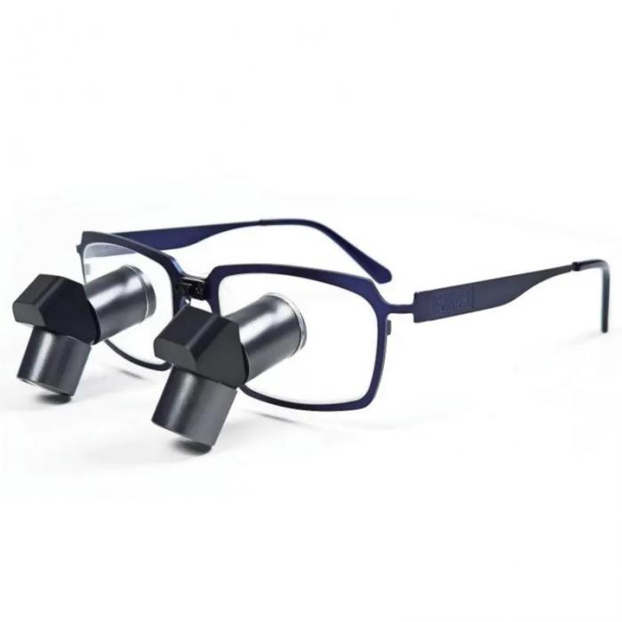 Micare JENM-350X 3.5X Dental TTL Ergonomic Lupenbrille,Ergo Binokular-Lupen (Vollmetall Linse)