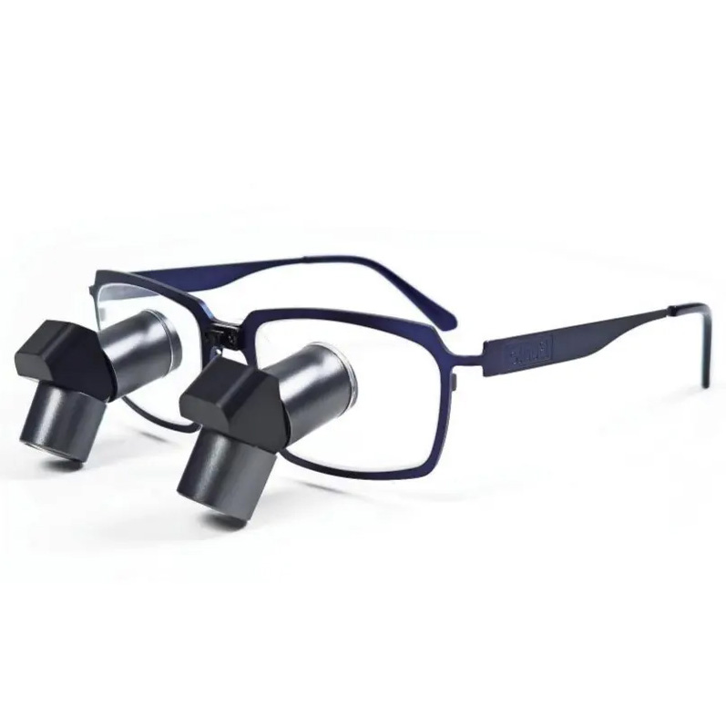 Micare JENM-350X 3.5X Dental TTL Ergonomic Lupenbrille,Ergo Binokular-Lupen (Vollmetall Linse)
