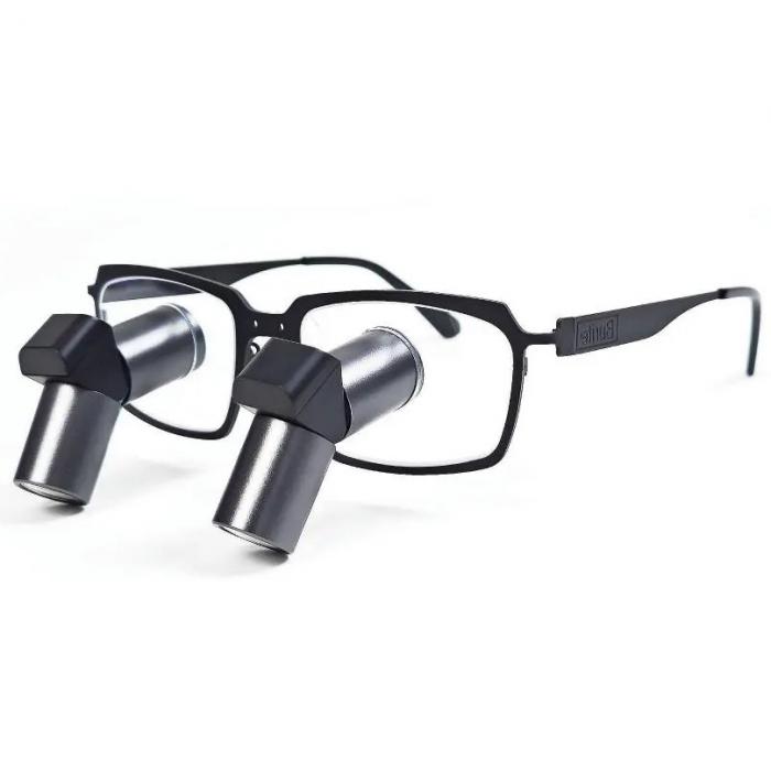Micare JENM-450X 4.5X Dental TTL Ergonomic Lupenbrille,Ergo Binokular-Lupen (Vollmetall Linse)