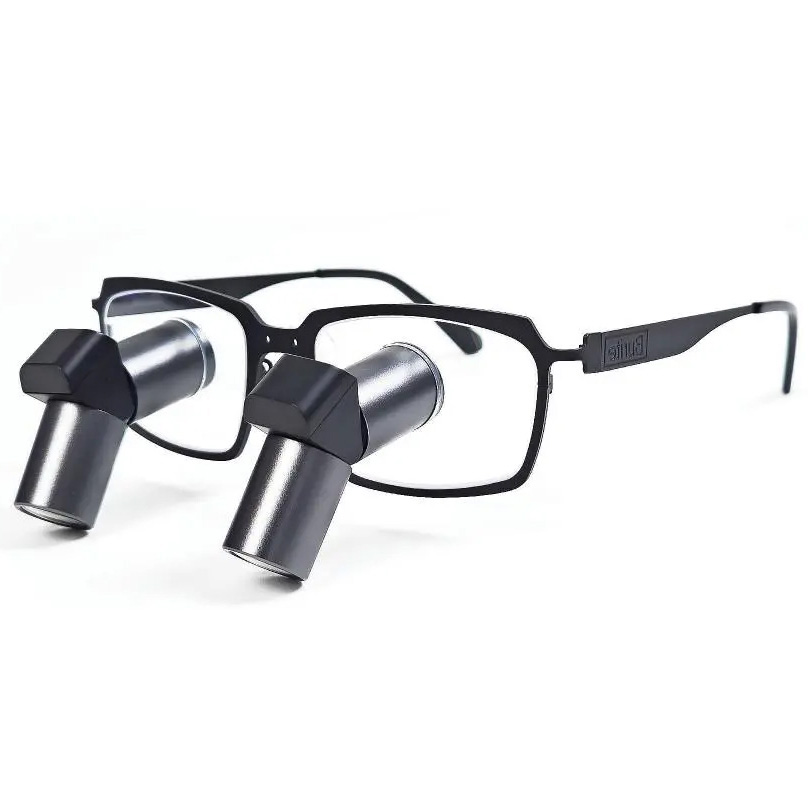 Micare JENM-450X 4.5X Dental TTL Ergonomic Lupenbrille,Ergo Binokular-Lupen (Vollmetall Linse)