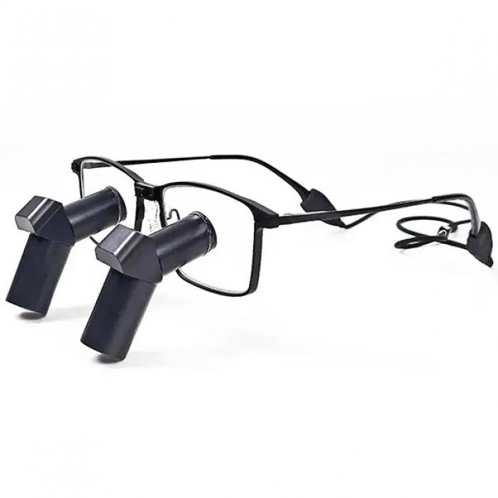 Micare ENM-650X 6.5X Dental Ergonomic Lupenbrille,TTL Chirurgische Lupenbrille (Kunststofflinsen)