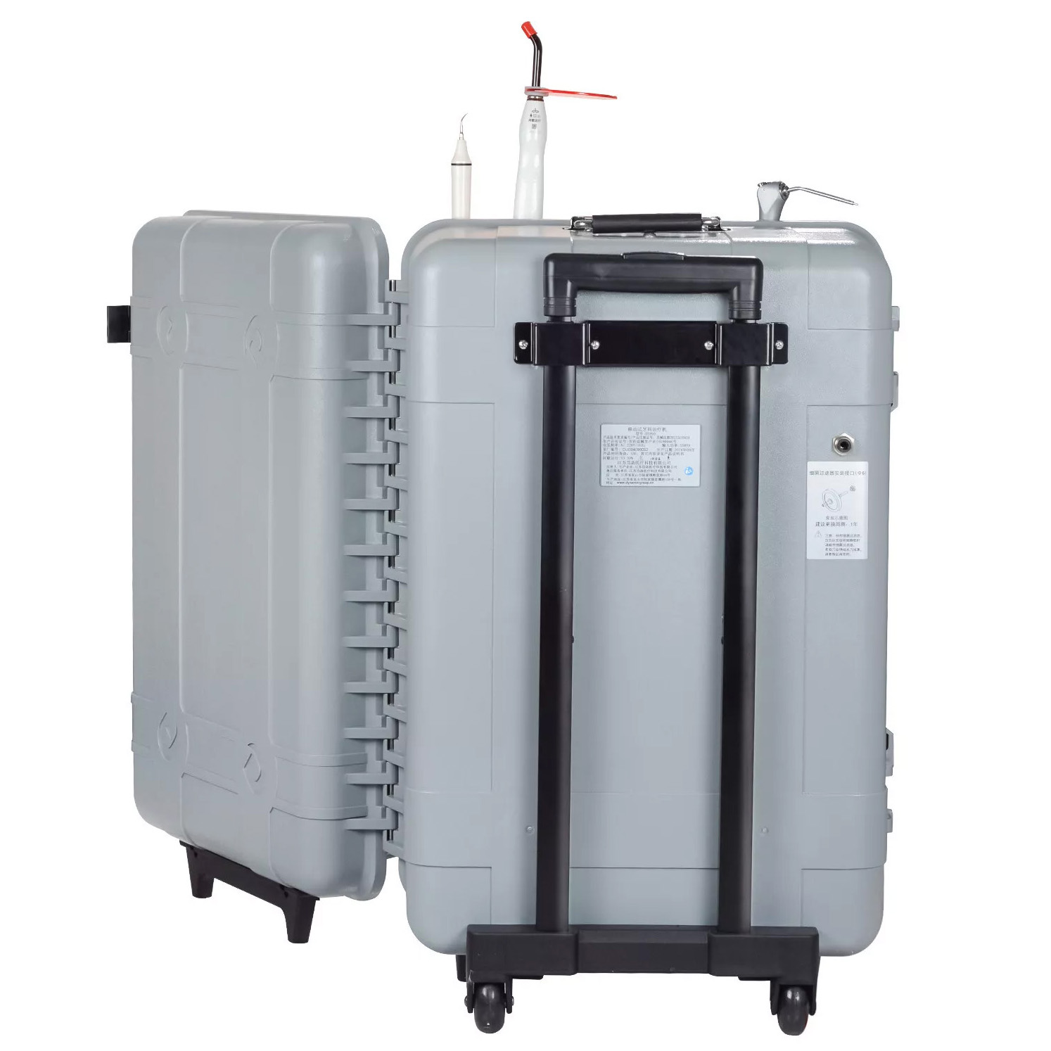Dynamic® DU893 Mobile Dentaleinheit Mit Luftverdichter + Polymerisationslampe + Scaler