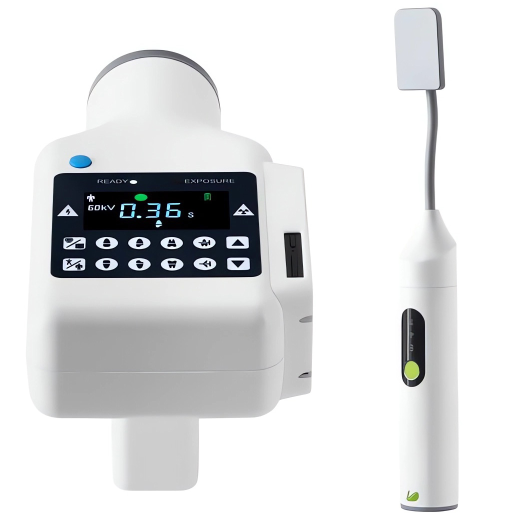 Mobiles röntgengerät zahnarzt (eingebauter Bildschirm) + iRay Pluto 0002XW digitaler röntgensensor kabellos